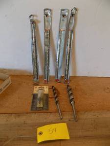 lot 54 image: Long drill bits 12, 14, 416, 38