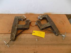 lot 73 image: 2 Adjustable Clamps