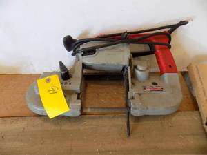 lot 91 image: Milwaukee portable power band saw