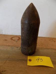 lot 93 image: Military shell