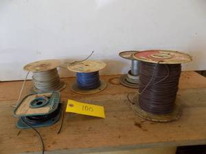 lot 100 image: Lot of Misc wire