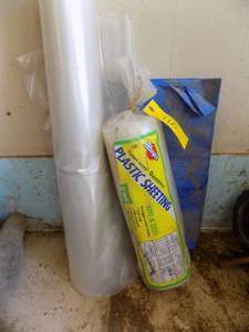 lot 110 image: 2- Plastic sheeting