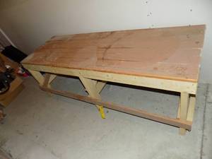 lot 129 image: Wooden Bench