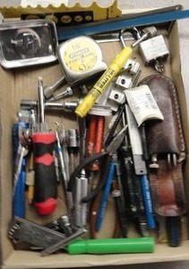 lot 245 image: Junk drawer tools