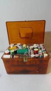 lot 269 image: Sewing kit with lots of thread