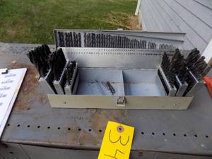 lot 345 image: Large Drill Bit Set, Orange electrical Pigtail