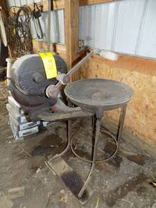 lot 372 image: Antique Blacksmith foredge Landcaster geared blower.