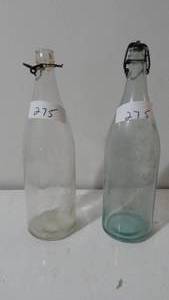 lot 275 image: 2 - vintage glass bottles