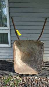 lot 301 image: Vintage wheel barrel