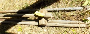 lot 500 image: Pipe, 5 pc of 1 12  galvanized pipe