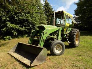 lot 433 image: 4020 D John Deere Tractor with 84 Loader T48 and Cab