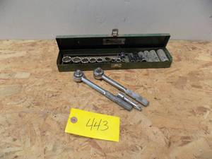 lot 443 image: 38 Drive Sockets & Rachets
