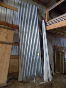 lot 389 image: Lot of Tin Sheeting and corners