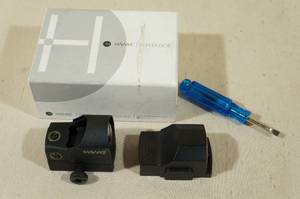 lot 16 image: Hawke Reflex Dot Weaver Rail 1x Reflex Sight
