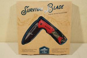 lot 28 image: Adventure Out There Survival Blade Knife with Paracord