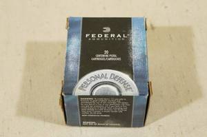 lot 102 image: 20 Federal Personal Defense .357 Magnum 125 Gr JHP Ammo
