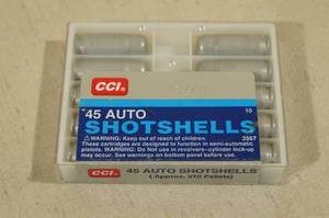 lot 110 image: 10 CCI .45 Auto Shotshell Ammo
