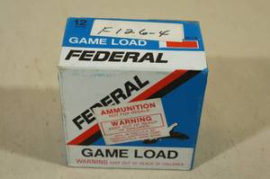 lot 137 image: 25 Federal Game Load 12 Ga 2-34 4 Shot Shotshells