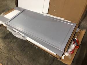 lot 1 image: StyleWell Granbury Stone Gray Wood Queen Platform Bed (61.18 in. W x 48 in. H) Open Box Customer Returns See Pictures