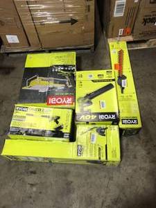 lot 22 image: Lot of Assorted Lawn Care Items  Customer Returns See Pictures