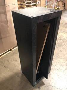 lot 49 image: STACK-ON 18-Gun Key Lock Security Cabinet, Black  Customer Returns See Pictures