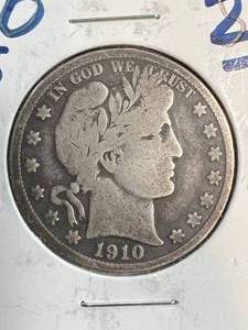 1910-S US BARBER HALF DOLLAR