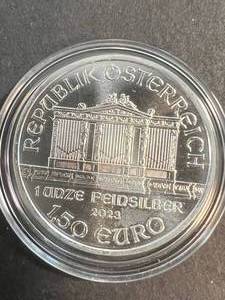 1 TROY OZ .999 FINE SILVER 2023 AUSTRIAN PHILHARMONIC ROUND