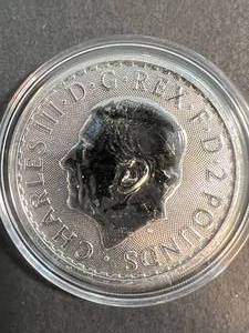 1 TROY OZ .999 FINE SILVER 2023 BRITTANIA ROUND
