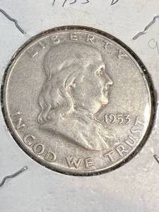 1953-D US FRANKLIN HALF DOLLAR