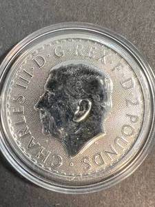 1 TROY OZ .999 FINE SILVER 2023 BRITTANIA ROUND