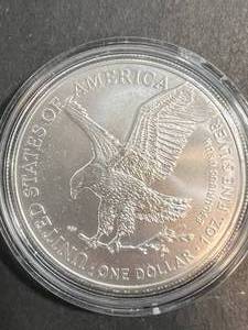 2023 AMERICAN SILVER EAGLE 1 TROY OZ .999 FINE SILVER IN AIRTITE