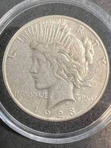 1923-S US SILVER PEACE DOLLAR