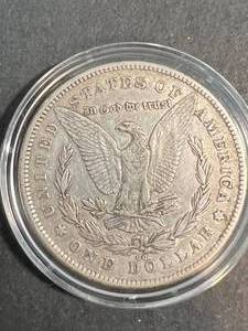 1878-CC MORGAN SILVER DOLLAR IN AIRTITE