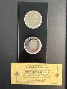 1776-1976 US EISENHOWER DOLLAR COLLECTION 2 COIN SET