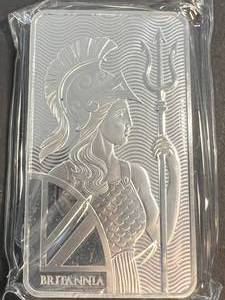 10 TROY OZ .999 FINE SILVER THE ROYAL MINT BAR