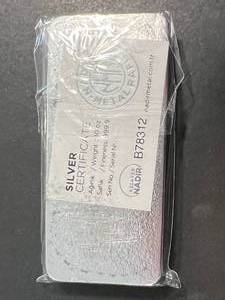 10 TROY OZ .999 FINE SILVER NADIR BAR
