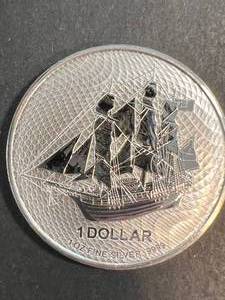 1 TROY OZ .999 FINE SILVER 2023 COOK ISLAND ROUND