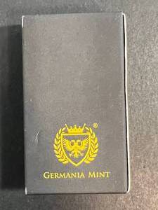 10 TROY OZ .999 FINE SILVER GERMANIA MINT BAR