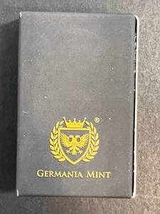 5 TROY OZ .999 FINE SILVER GERMANIA MINT BAR