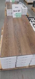 Lot of (19 Cases) Pergo Extreme Ridley Waterproof Vinyl Click-Type Flooring 12-count 29.7-sq.ft.  Total Coverage 564-sq.ft.