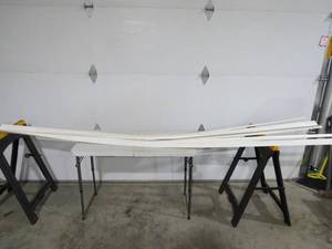 lot 8 image: Genova Vinyl Roof & Drip Edge Flashing 5 - 10 Sections(50Ft)