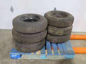 lot 10 image: Set of 6 Mobile Tires