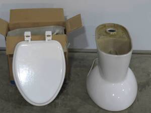 lot 46 image: Bristol Bay Toilet 1.6GPF - White