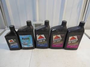 lot 61 image: Mixed Lot of Transmission Fluid, and Motor Oils - Unopened