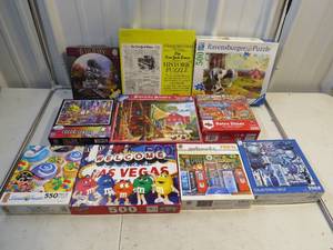 lot 62 image: Mixed Lot of 10 Puzzles