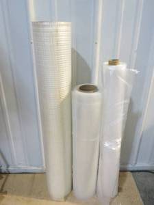 lot 73 image: Mixed Lot of Rolled Plastic