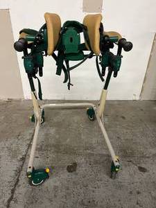 lot 2 image: MSRP $4500 Rifton Pacer K537 Older Child Adult Gait Trainer 200lbs Weight Capacity - Loaded With Extras Plus Great Condition