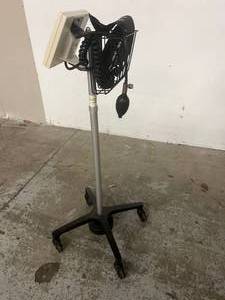 lot 7 image: MSRP $400 Welch Allyn Tycos Mobile Aneroid Sphygmomanometer Cuff & Basket Included - Mobile & Great For Bedside Patient Care  Works Great