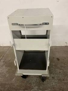 lot 9 image: Erbe Electrosurgical Heavy Duty Steel Cart With Drawer - Selling On eBay Used For $2500 WOW