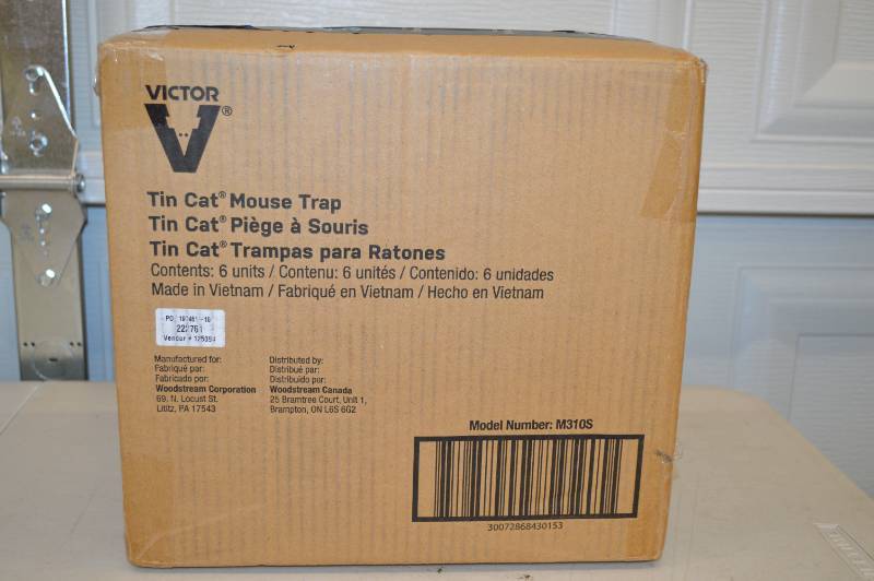 Victor M310S Tin Cat Multi-Catch Live Mouse Trap - Indoor and Outdoor Humane Catch and Release Mouse Trap - 6 Traps